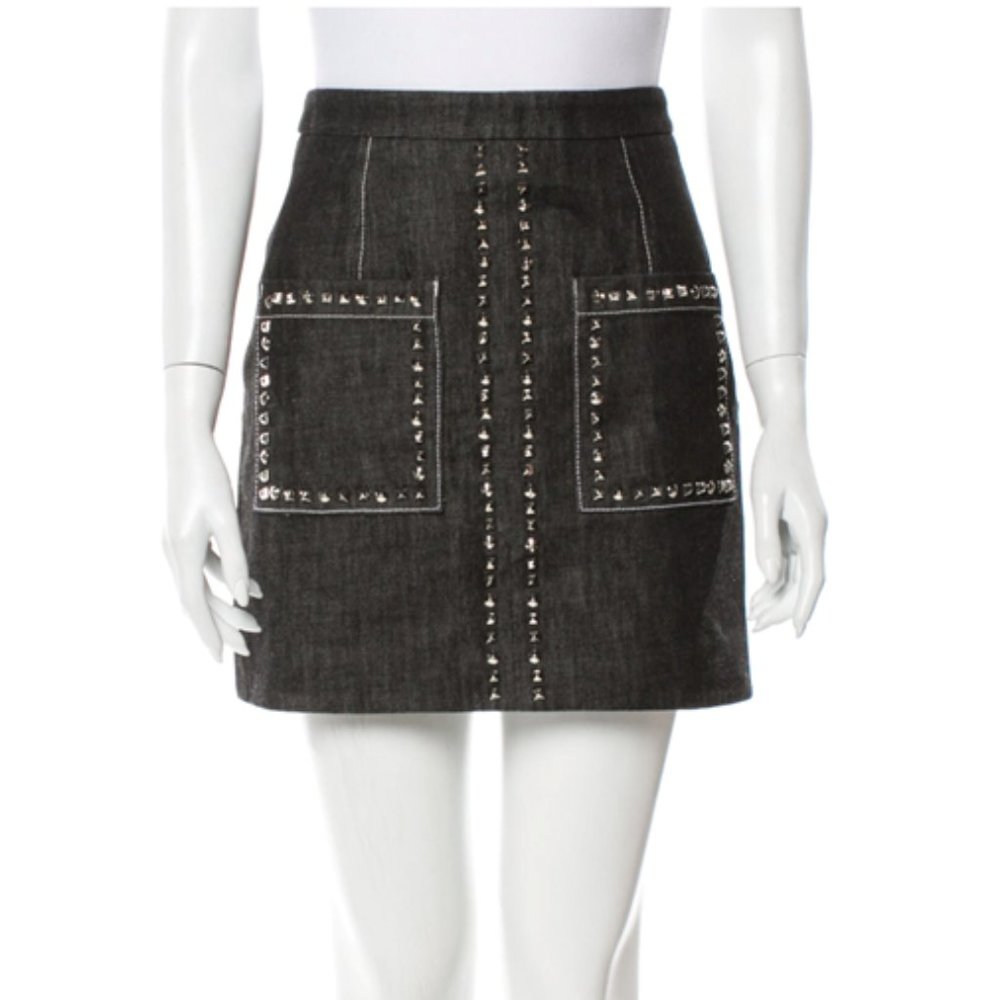 Proenza Schouler Studded Mini Skirt